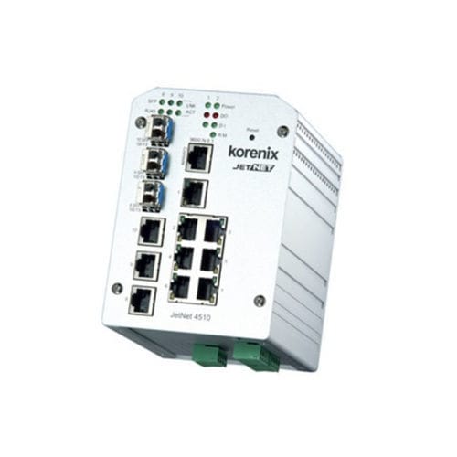Commutateur Ethernet administrable - JetNet 4510 - Beijer Electronics - 10/100BaseT(X) / 10 ports / sur rail DIN