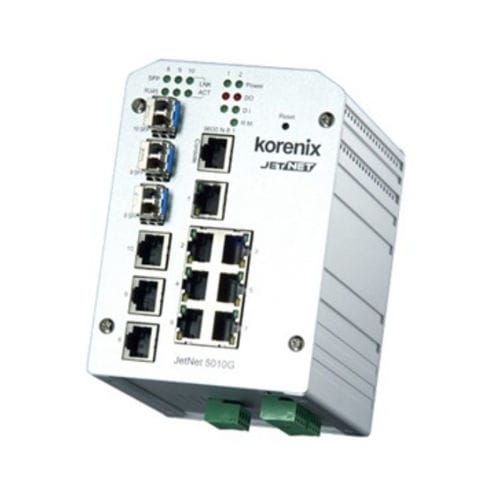 Commutateur Ethernet administrable - JetNet 5010G - Beijer Electronics - 10/100BaseT(X) / 10 ports / gigabit