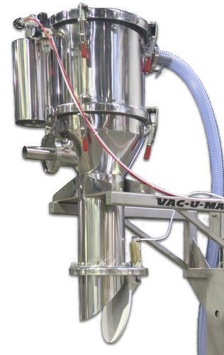 Trémie receptrice - VAC-U-MAX - pour transport pneumatique / pour produits pulvérulents / pour produits en vrac