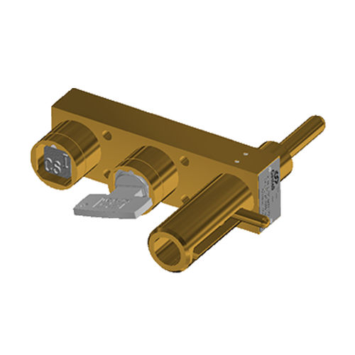 Serrure pour porte coulissante - KLE - CASTELL SAFETY INTERNATIONAL - à clé / à pêne / en laiton