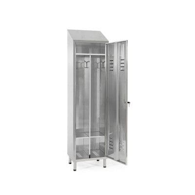 Armoire vestiaire pour l'industrie - E102 - Tecnotelai - en acier inoxydable