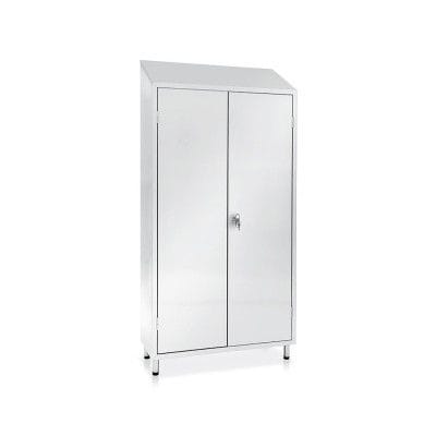 Armoire de stockage - E112 - Tecnotelai - sur pieds / à étagères / en acier inoxydable