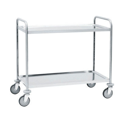 Chariot en acier inoxydable - C200 - Tecnotelai - 2 niveaux