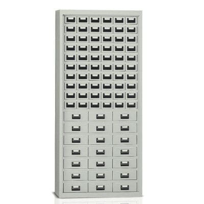 Armoire de stockage - E905 - Tecnotelai - au sol / multi-tiroirs / en tôle d'acier