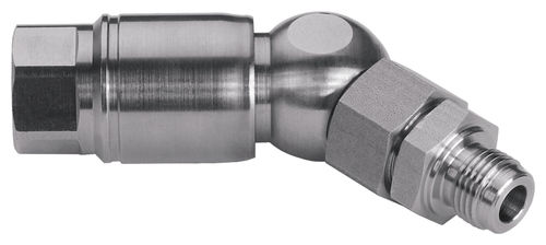 Raccord d'angle - 1663  - EISELE GmbH - pour produits chimiques / pneumatique / à visser