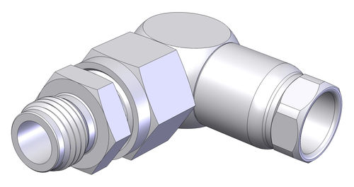 Raccord d'angle - 3861  - EISELE GmbH - pour produits chimiques / pneumatique / fileté