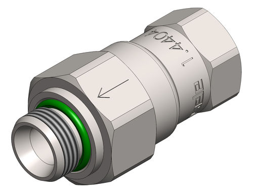 Clapet anti-retour à soupape - 3145  - EISELE GmbH - fileté / en acier inoxydable