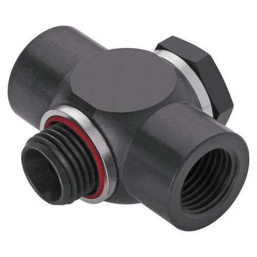 Raccord pneumatique - 138-xxxxK  - EISELE GmbH - à visser / en T / en aluminium
