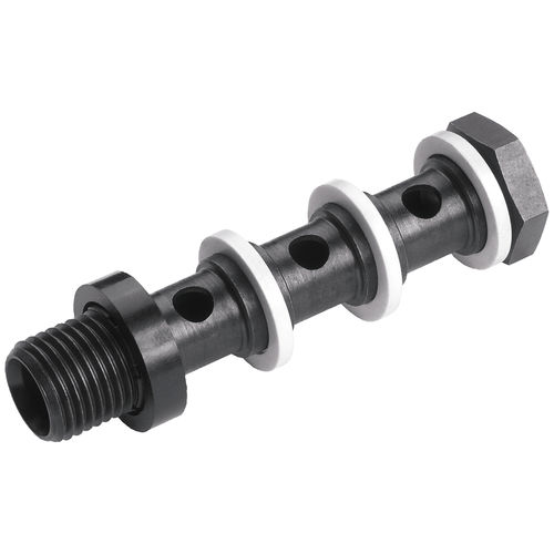 Raccord pneumatique - 52-0x00  - EISELE GmbH - banjo / en acier bruni