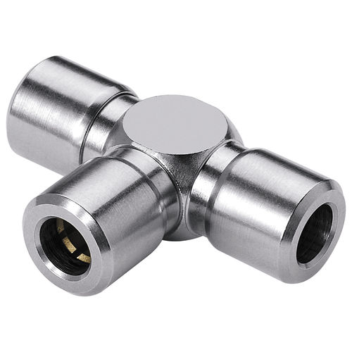 Raccord pneumatique - 678  - EISELE GmbH - push-in / en T / en laiton nickelé