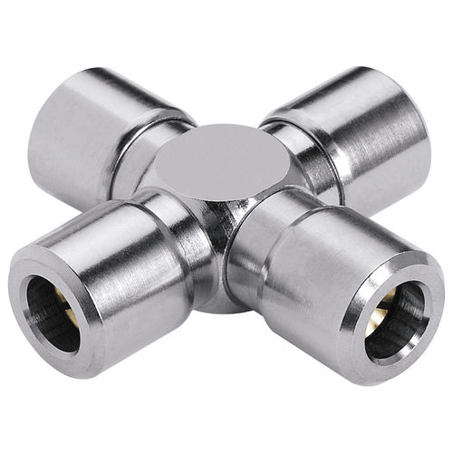 Raccord pneumatique - 679  - EISELE GmbH - push-in / en croix / en laiton nickelé