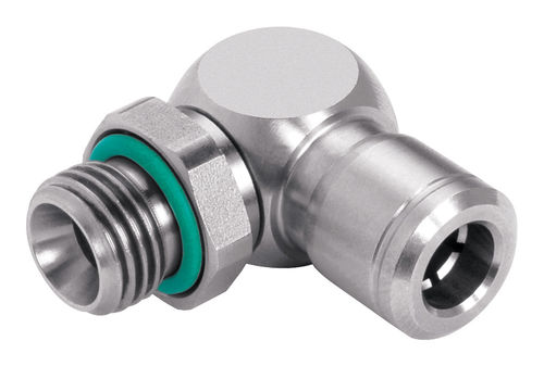 Raccord coudé - 986 - EISELE GmbH - pour produits chimiques / pneumatique / à visser