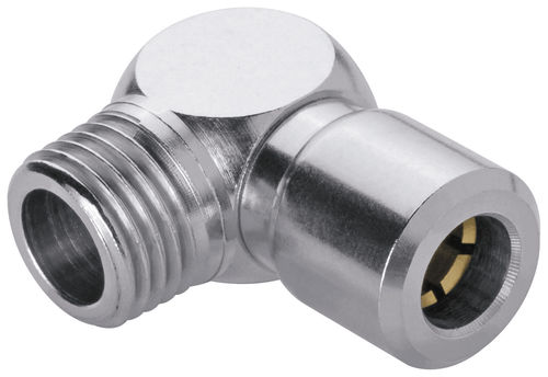Raccord pneumatique - EISELE GmbH - à visser / coudé / en laiton nickelé