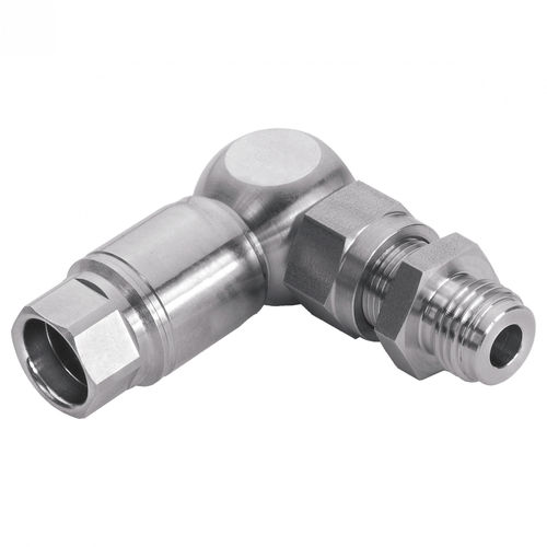 Raccord pneumatique - 1661  - EISELE GmbH - à visser / coudé / en laiton nickelé