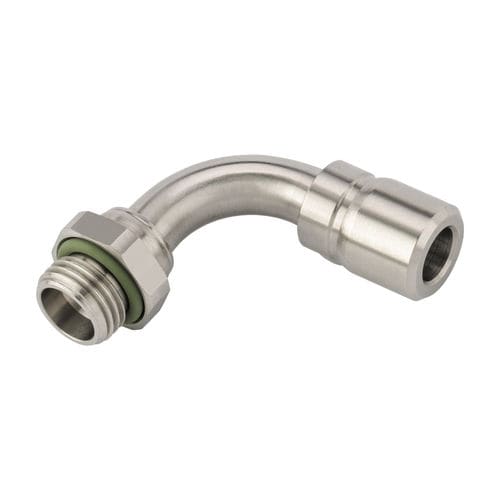 Raccord coudé à 90° - VT4603-xxxx90  - EISELE GmbH - pour produits chimiques / pour liquide de refroidissement / pneumatique