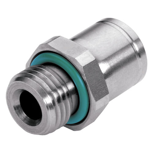 Raccord en inox - 928 - EISELE GmbH - pour produits chimiques / à visser / push-in