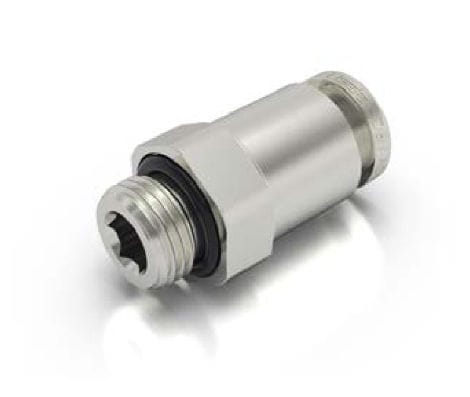 Raccord pneumatique - 828-0266 - EISELE GmbH - à visser / G / en laiton nickelé