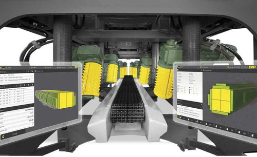 Alimentateur  positionneur horizontal - ZE 2 - EWD - à rouleaux / pour bois / servocommandé