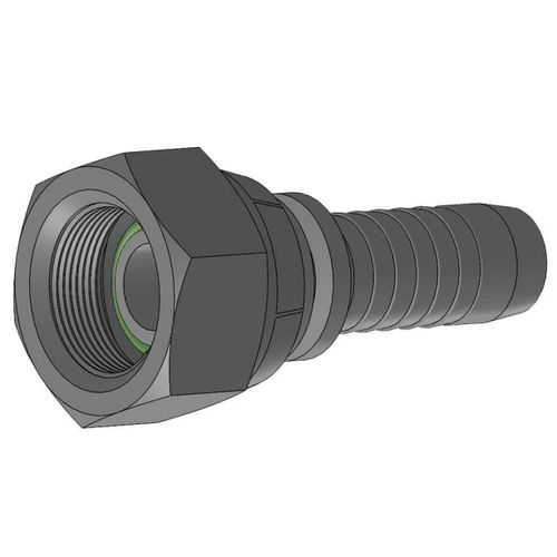 Raccord hydraulique - 24110 series - Dicsa - à visser / BSP / en acier doux