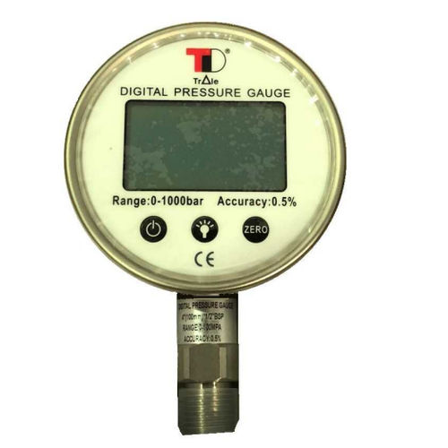 Manomètre numérique - MANDIG100V - Dicsa - montage vertical / en acier inoxydable / électronique