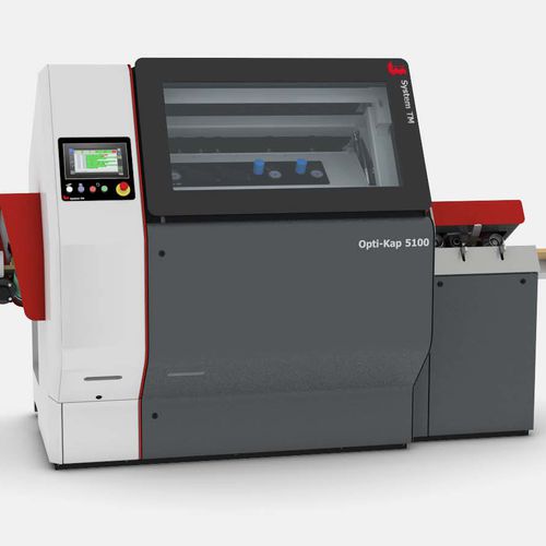 Machine à scier circulaire - Opti-Kap 5100 - System TM - à bois / pour profilés / totalement automatique