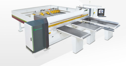 Machine à scier à panneaux - NPC330 - Nanxing Machinery - horizontale / automatique / contrôlée par PLC