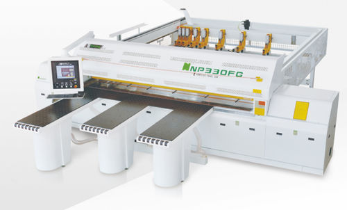 Machine à scier à panneaux - NP330FG - Nanxing Machinery - horizontale / automatique / à grande vitesse