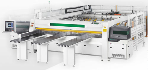 Machine à scier à panneaux - NPL380D - Nanxing Machinery - horizontale / automatique / hydraulique