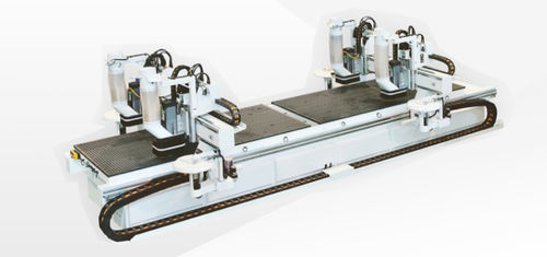 Centre d'usinage CNC 3 axes - NCG2T2C4 - Nanxing Machinery - vertical / à portique / à 4 broches