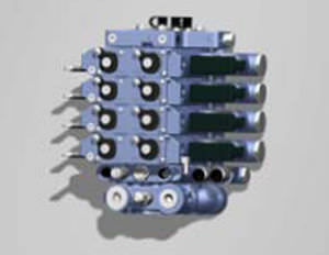 Vanne à commande hydraulique - VF1600e - Husco International - de contrôle de débit