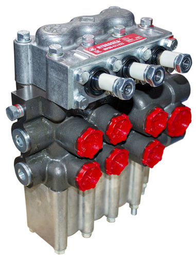 Distributeur hydraulique à tiroir - МР80 series - Hydrosila - avec actionnement manuel / normalement fermé / proportionnel