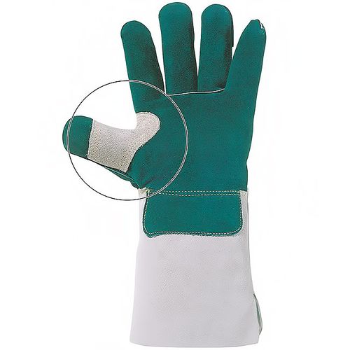 Gant de protection de soudage - 16MFLK - MAFEPE - de protection mécanique / de protection thermique / en cuir
