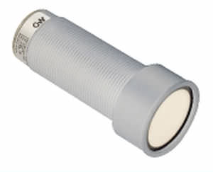 Capteur de distance cylindrique - UT1 series - Micro Detectors - à ultrasons / analogique / à faisceau étroit