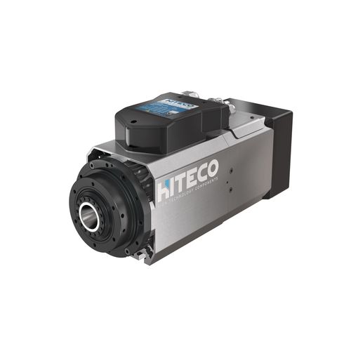 Électrobroche avec changeur automatique d'outils - QE-1F 4 12/24 I30 series - Hiteco - de refroidissement / d'usinage / de forte puissance