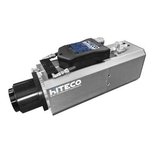 Électrobroche avec changeur automatique d'outils - QE-2 9/6 24 63F series - Hiteco - d'usinage / de refroidissement / de taraudage