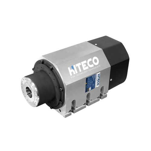 Électrobroche avec changeur automatique d'outils - QM series - Hiteco - d'usinage / de refroidissement / pour aluminium