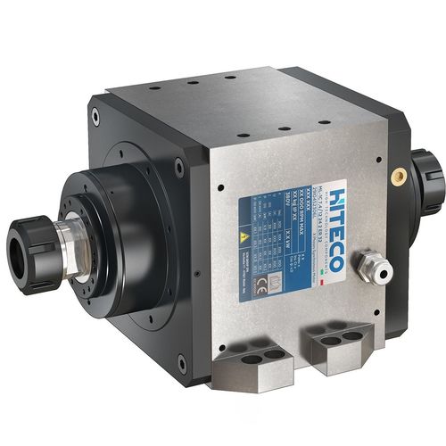 Électrobroche d'usinage - ML-1C 10/12 24 ER40 DX-SX - Hiteco - de refroidissement / à changement manuel / pour bois