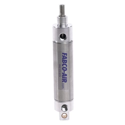 Vérin pneumatique - F series - FABCO-AIR - à piston magnétique / à tige filetée / double effet