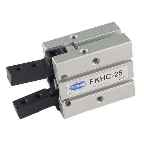 Pince de préhension pneumatique - FKHC series - FABCO-AIR - angulaire / à 2 mâchoires / de manutention