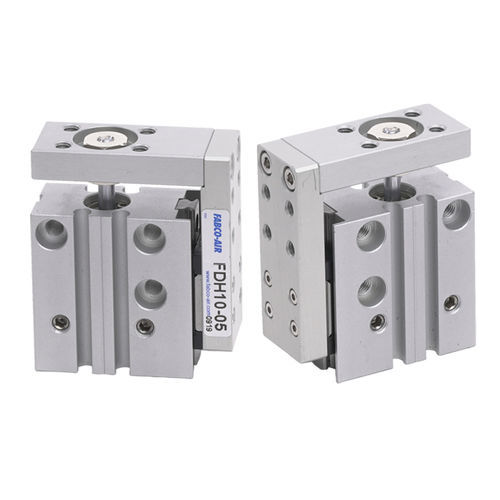 Vérin pneumatique - FDH series - FABCO-AIR - à piston magnétique / double effet / en acier inoxydable