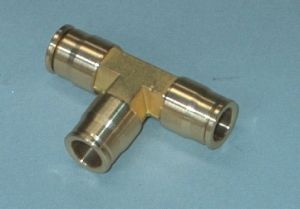 Raccord pneumatique - CM Sliplock - CoolMist Systems Australia - push-to-lock / en T / en laiton