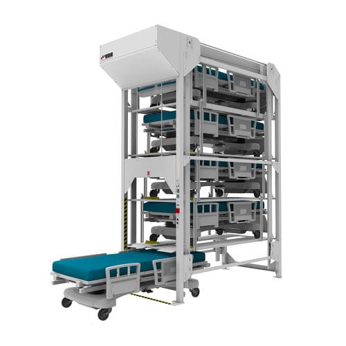 Système de stockage automatique pour lit d'hôpital - Vidir
