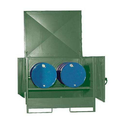 Armoire d'atelier - HD2D - Empteezy - sur pieds / en container / en acier