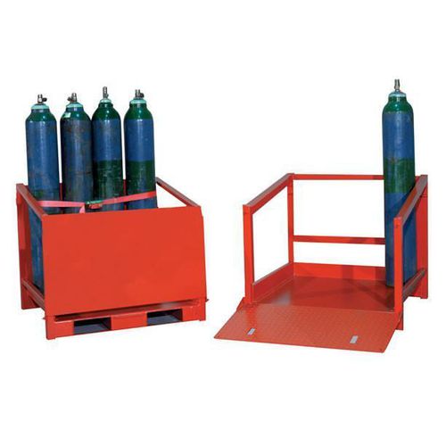 Palette pour bouteille de gaz - CT1 - Empteezy - en métal / pour charges élevées