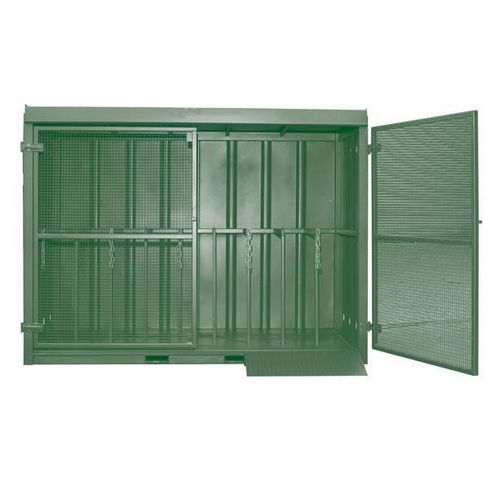 Armoire de stockage - GB30 - Empteezy - au sol / double porte / en acier doux