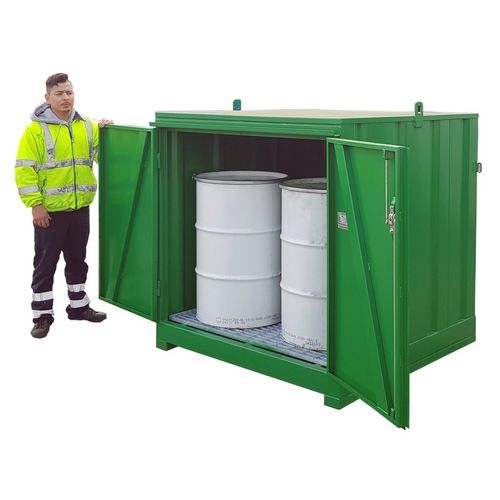 Armoire de stockage - DS1P - Empteezy - au sol / à portes battantes / en acier doux