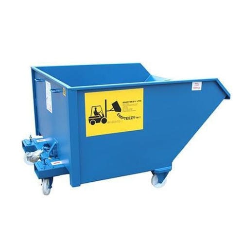Benne basculante en acier - ATS11C - Empteezy - pour déchets / ouvert