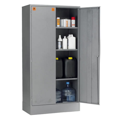Armoire de stockage - OSHH72/36 - Empteezy - sur pieds / double porte / à étagères