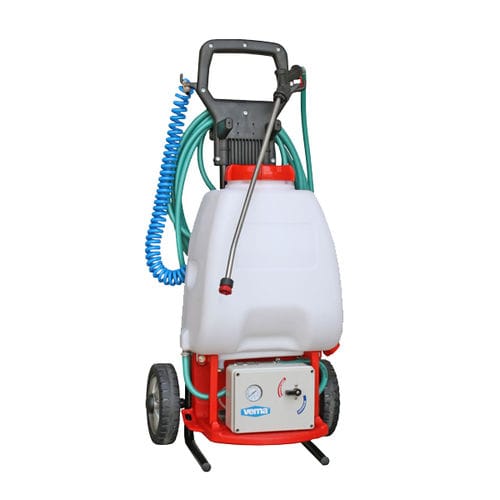 Unité de pulvérisation mobile - 16.10 - Vema - de liquides / de désinfectant / pneumatique