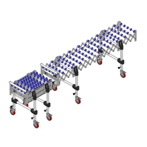 Convoyeur à galets - TERL-50 series - FERGACOM CONVEYOR S.L. - incliné / courbe / de manutention